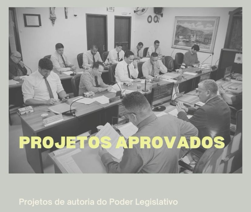 Projetos do Legislativo são aprovados durante reunião
